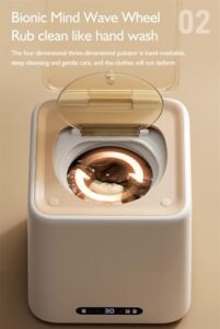 POWHA Lavatrice Portatile Mini Automatica con Funzione Centrifuga per Biancheria Intima e Calzini