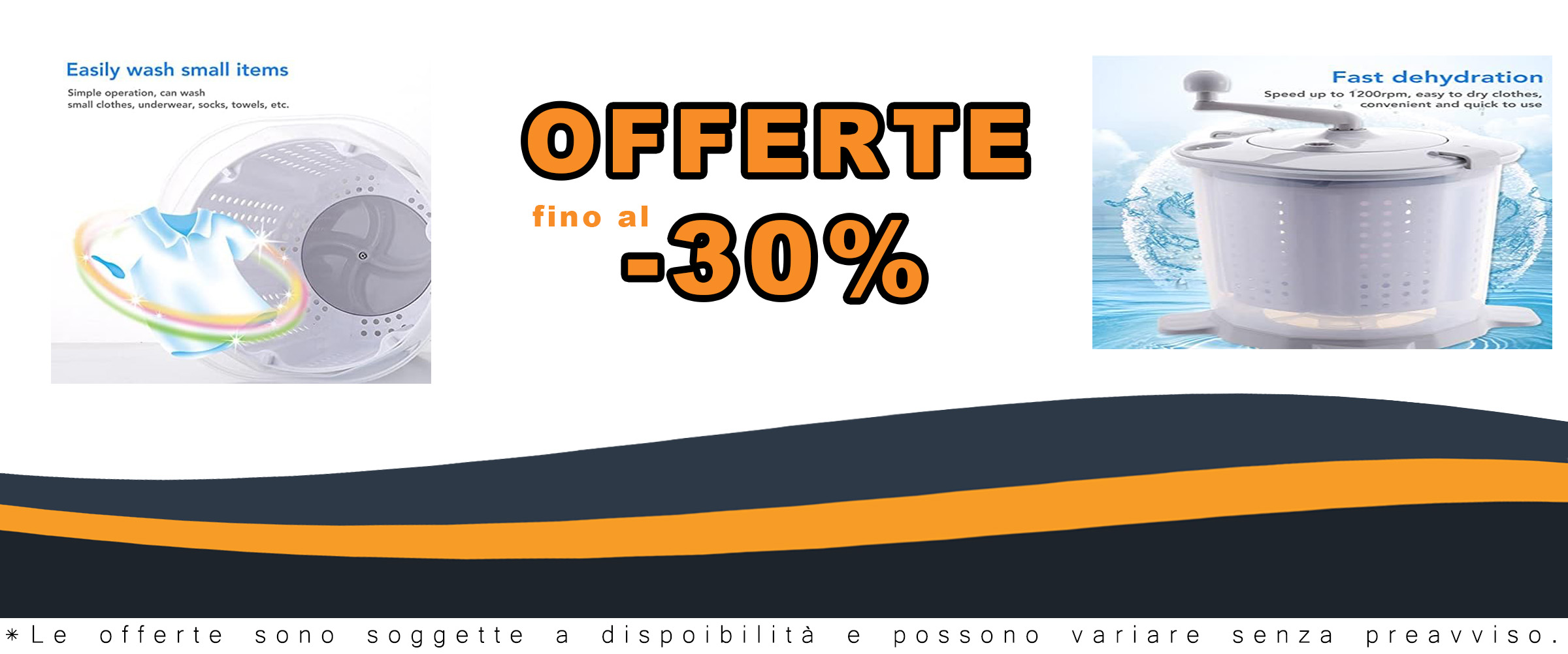 Lavatrice a manovella portatile non elettrica, perfetta per dormitori, appartamenti e campeggi. Compatta ed ecologica.