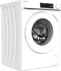 Sharp ES-NFW814CWA-DE lavatrice frontale con capacità 8 kg, 1400 giri/min, motore inverter e funzione vapore