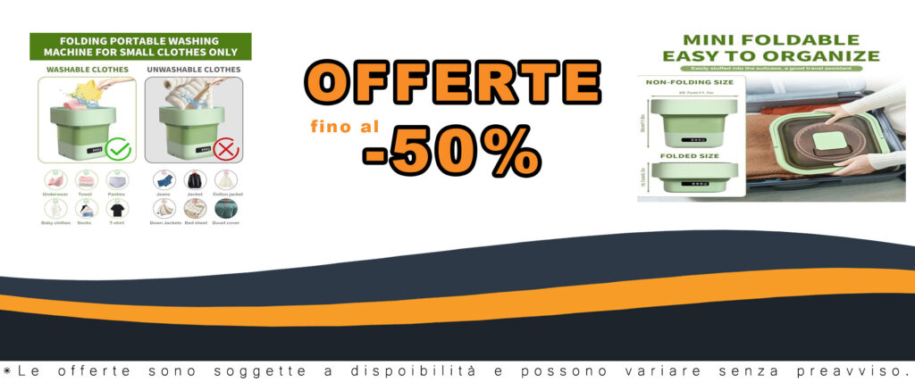 Marovitax Lavatrice Portatile, mini lavatrice pieghevole da 10L per campeggio, viaggi e appartamenti, con 3 modalità di pulizia per vestiti delicati.