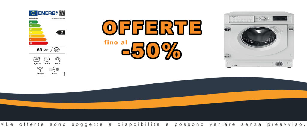 Lavatrice LL INT WHIRLPOOL BIWMWG71483FRN con sistema di lavaggio efficiente e risparmio energetico