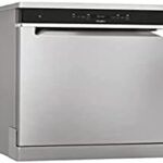 Lavastoviglie Whirlpool A+++ 14 coperti con 10 programmi e finitura in inox, perfetta per una pulizia efficiente e un design elegante