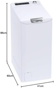 Haier Top Loader Lavatrice 8Kg, carica dall'alto, classe A, 1200 giri, 16 programmi, colore bianco