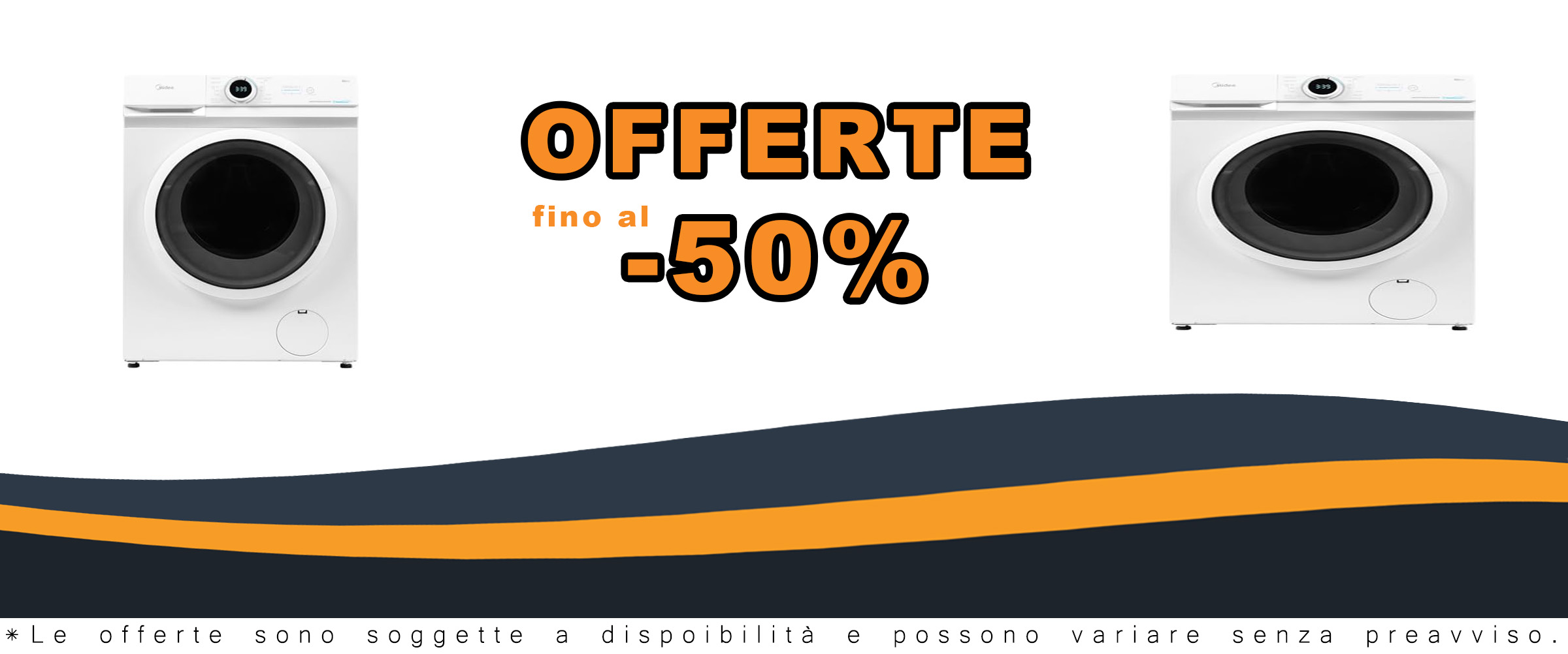 Midea MF100W80BAW-IT - Lavatrice 8 Kg, Frontale, 1400 giri, Classe A, perfetta per famiglie