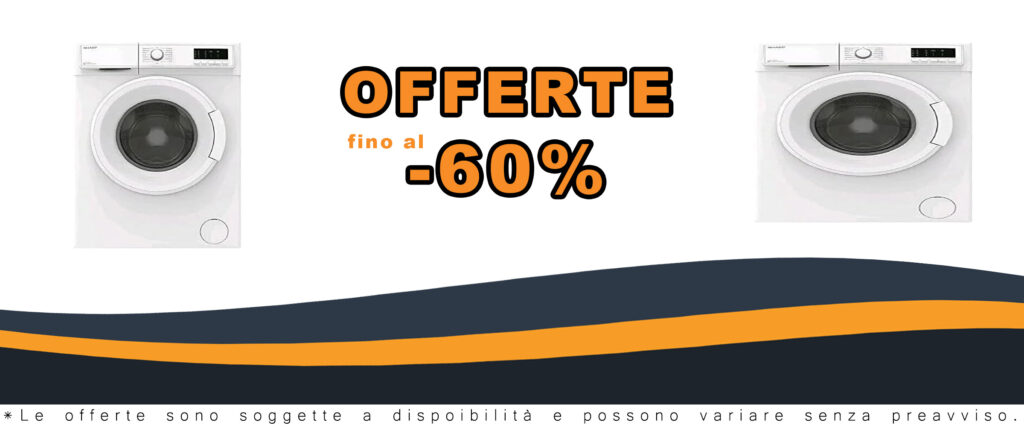 Sharp ESHFA7103WD Lavatrice da 7 kg 1000 giri, con partenza ritardata e classe energetica A+++