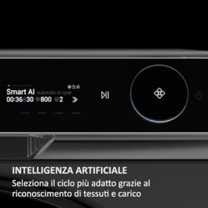 Lavatrice Haier X Serie 11, 10 KG, con tecnologia a vapore e intelligenza artificiale per un bucato perfetto.