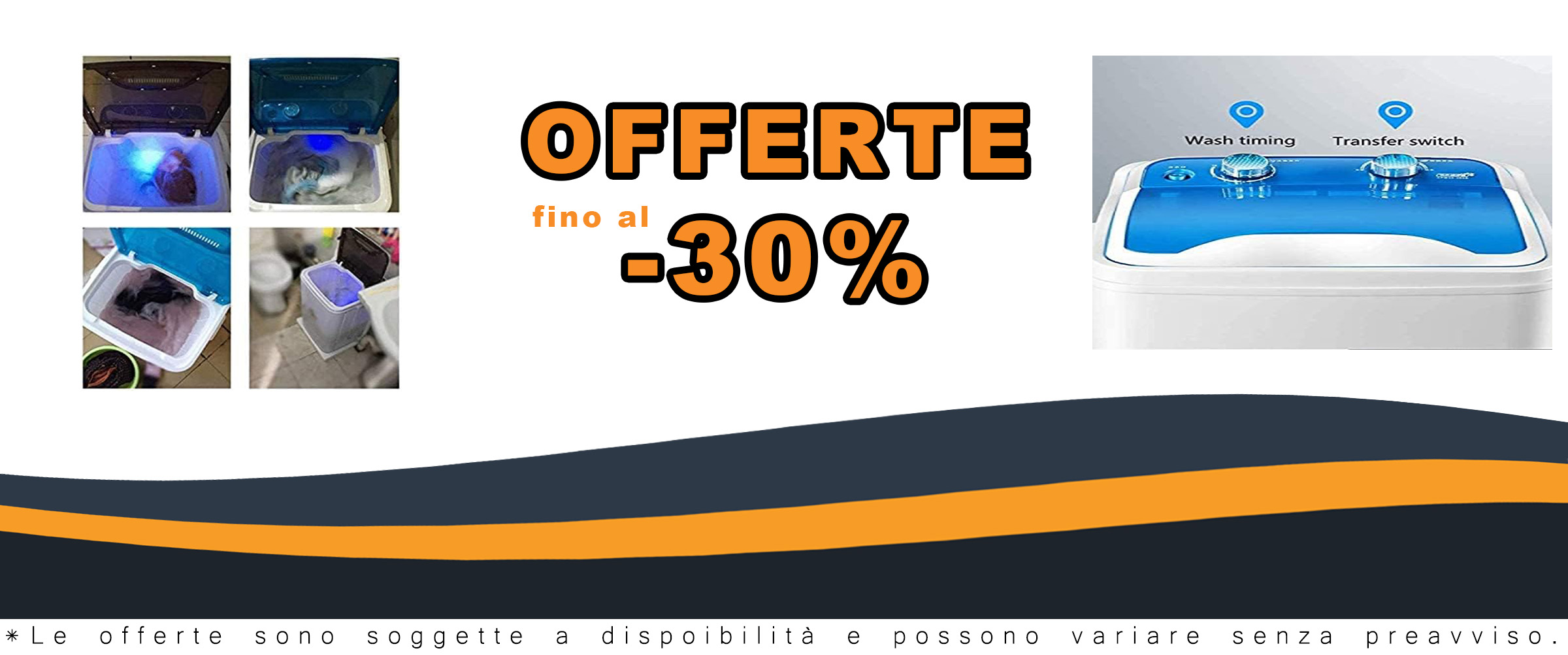 Lavatrice portatile EARLY, compatta e pratica, ideale per dormitori e appartamenti, con capacità di 7 kg, lavaggio a vasca singola e pulizia profonda UV.