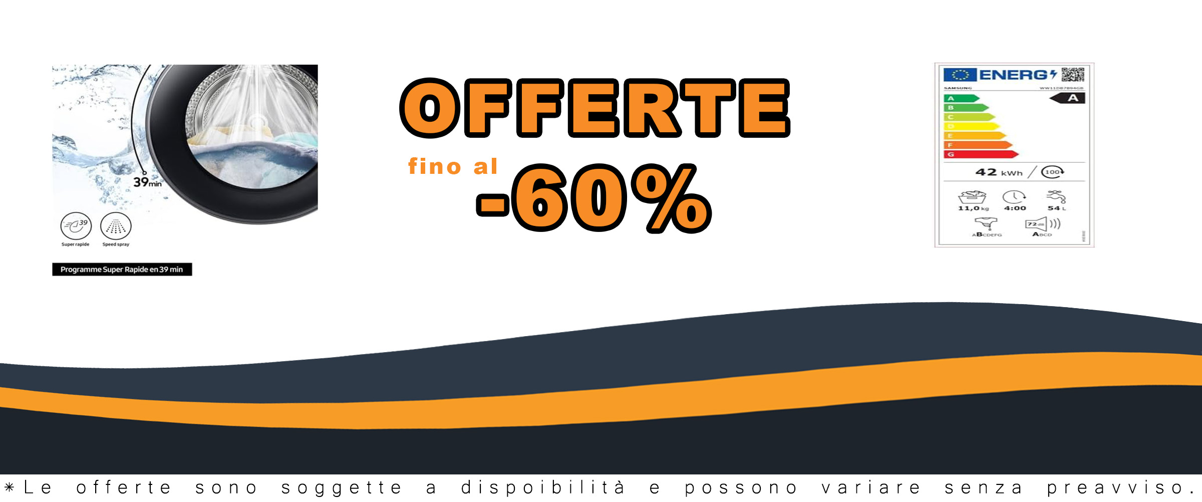 Lavatrice da 11 kg, carica frontale, 1400 giri, vapore, nero, classe energetica A in primo piano