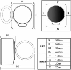 DDZJTPP Lavatrice e Asciugatrice, compatta e automatica, ideale per bagno e cucina.