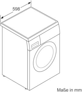 Siemens WU14UT70 iQ500 lavatrice bianca con motore iQdrive, capacità 8 kg, 1400 giri/min, display LED simpleTouch e programma per esterni