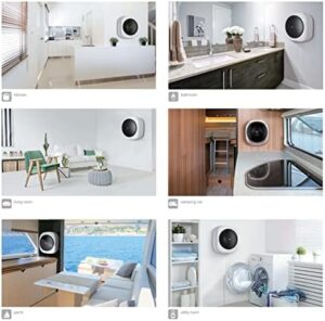 Mini lave linge séchant Winia WGC-02M3GK07B in azione, perfetto per spazi ridotti e prestazioni eccellenti