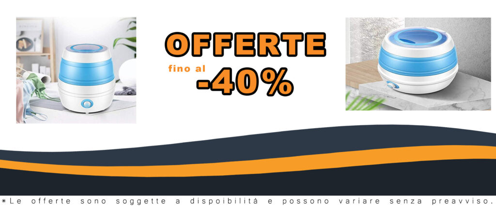 ZH1 Mini Lavatrice Portatile Pieghevole, compatta e automatica, perfetta per piccoli spazi e risparmio energetico.