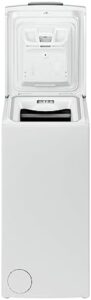 Lavatrice carica dall'alto 6 Kg Classe C 1200 giri - BTW S6240P IT, ideale per famiglie di piccole dimensioni, con un design compatto e una buona efficienza energetica.