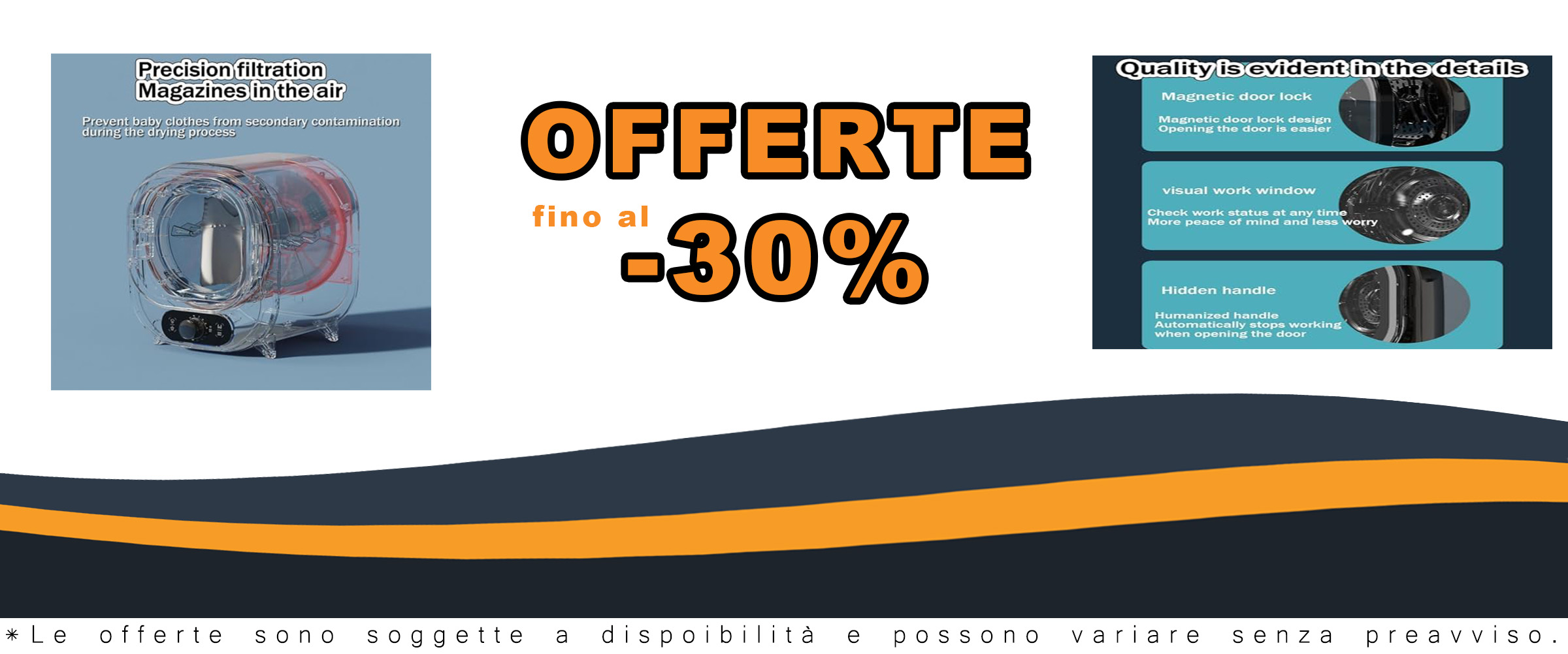 Asciugatrice a condensatore portatile con design compatto, ideale per appartamenti e piccoli spazi, capacità di 5 kg, montabile su piano o a parete
