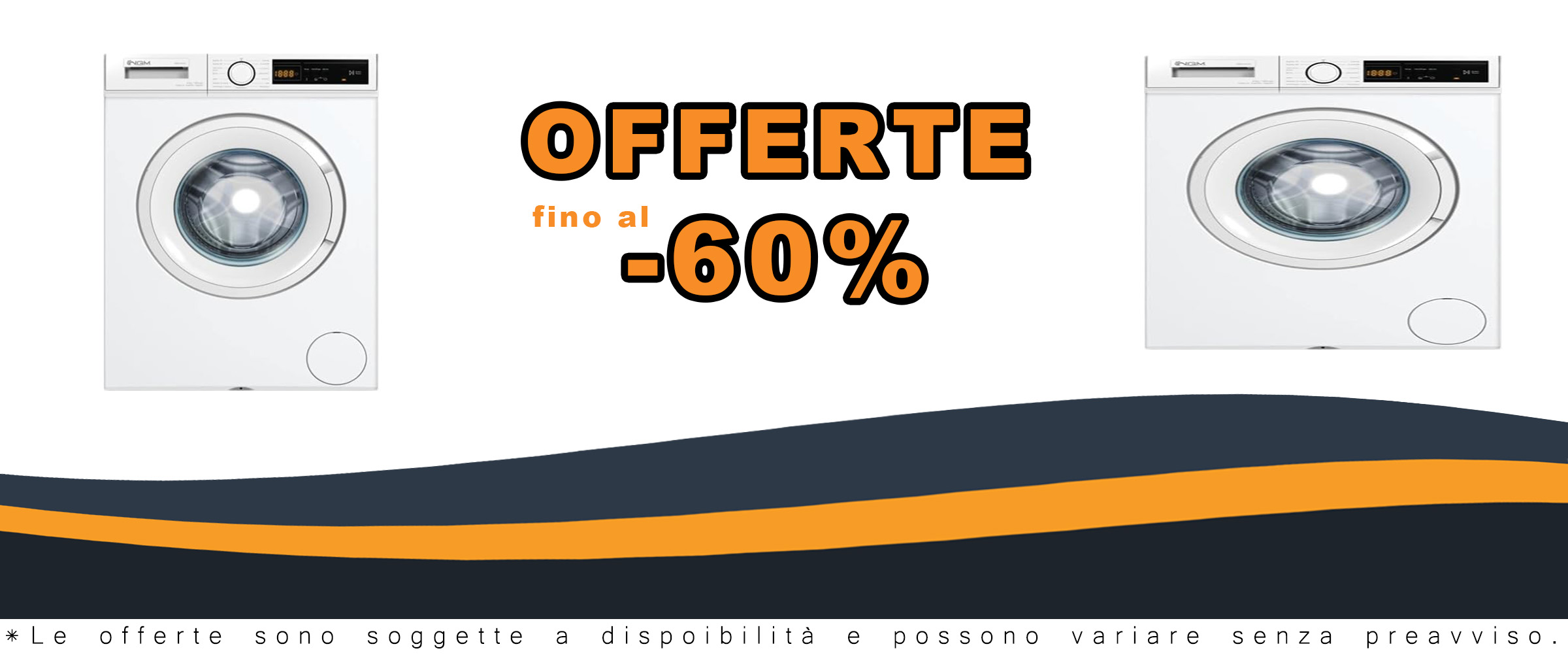 Lavatrice Ngm W8014VIN, 8 kg, 1400 giri, Inverter, classe energetica A