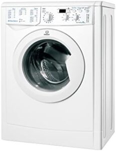 Lavatrice Indesit IWSD 60851 C ECO EU con carica frontale, 800 giri/min, classe energetica A+ e funzionalità ECO.