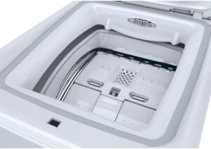 CANDY Lavatrice Top CSTG 482D2/1-47, lavatrice compatta e potente per famiglie
