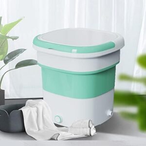 PanHuiWen Mini Lavatrice Pieghevole 1.8kg, perfetta per vestiti per bambini e biancheria intima, design compatto e manuale