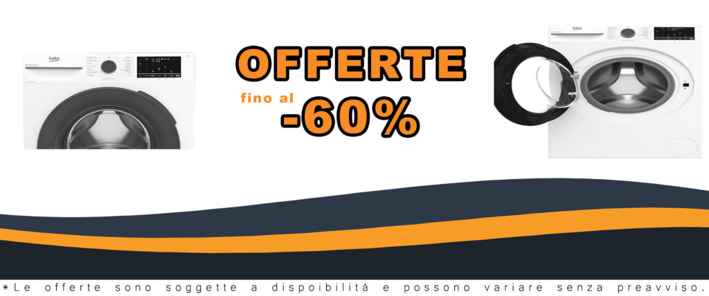 Beko Lavatrice Snella 45CM 7KG 1200G A INV DISP VAP OB, ideale per spazi ridotti e lavaggi efficienti
