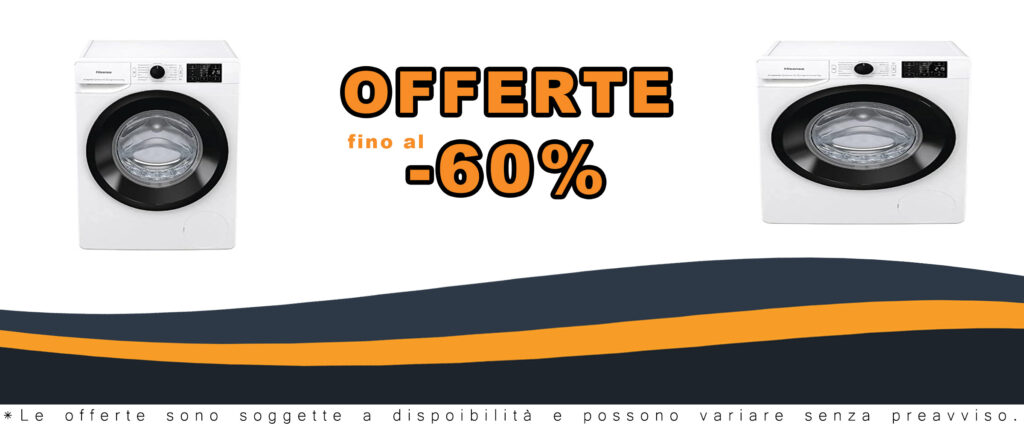 Immagine della lavatrice Hisense WFGE901439VM, modello da 9 kg, Classe A, 1600 giri