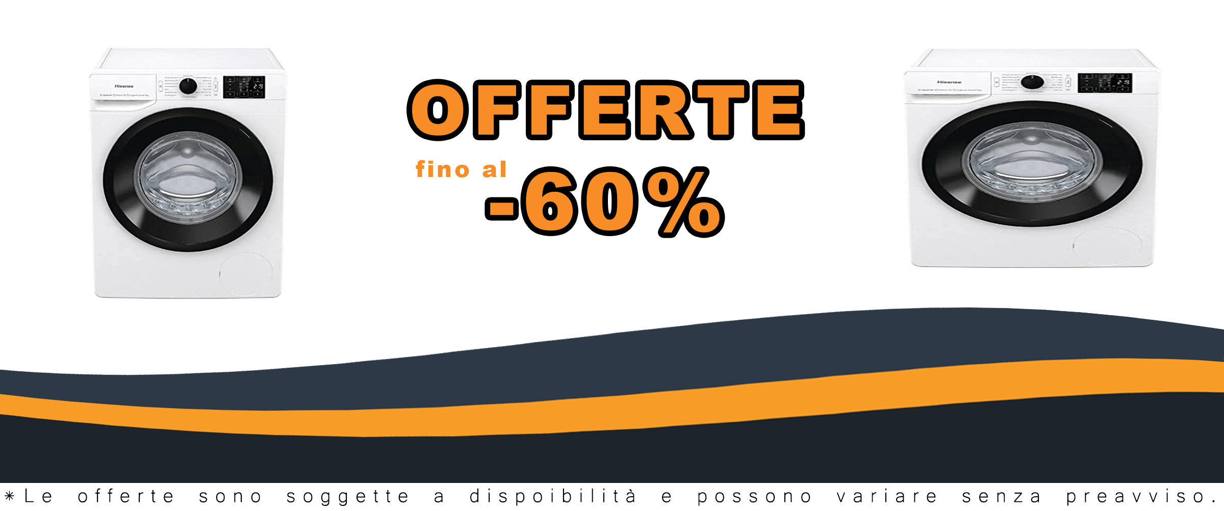 Immagine della lavatrice Hisense WFGE901439VM, modello da 9 kg, Classe A, 1600 giri