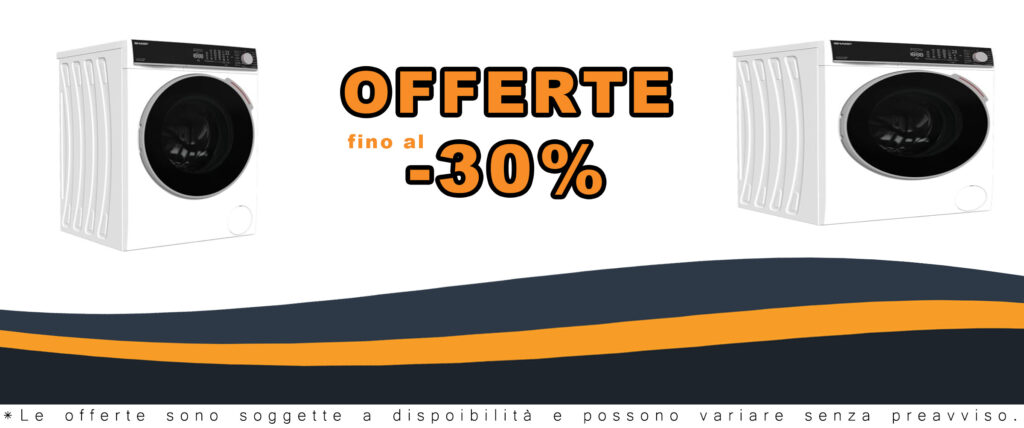 Sharp Lavatrice ESNFL014CWNA 10 kg, con motore inverter e capacità da 10 kg, ideale per famiglie numerose