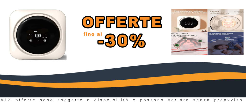 DPDZSW Asciugabiancheria Compatta con Funzione Asciugatura, Perfetta per Appartamenti e Dormitori