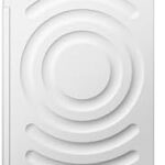 Lavatrice Siemens iQ300 a carico frontale, motore iQdrive, tamburo waveDrum e sistema smartFinish.