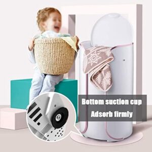 Mini lavatrice 2 in 1 compatta per appartamento, dormitorio e hotel, con pulitore di luce blu e capacità di 3,8 kg