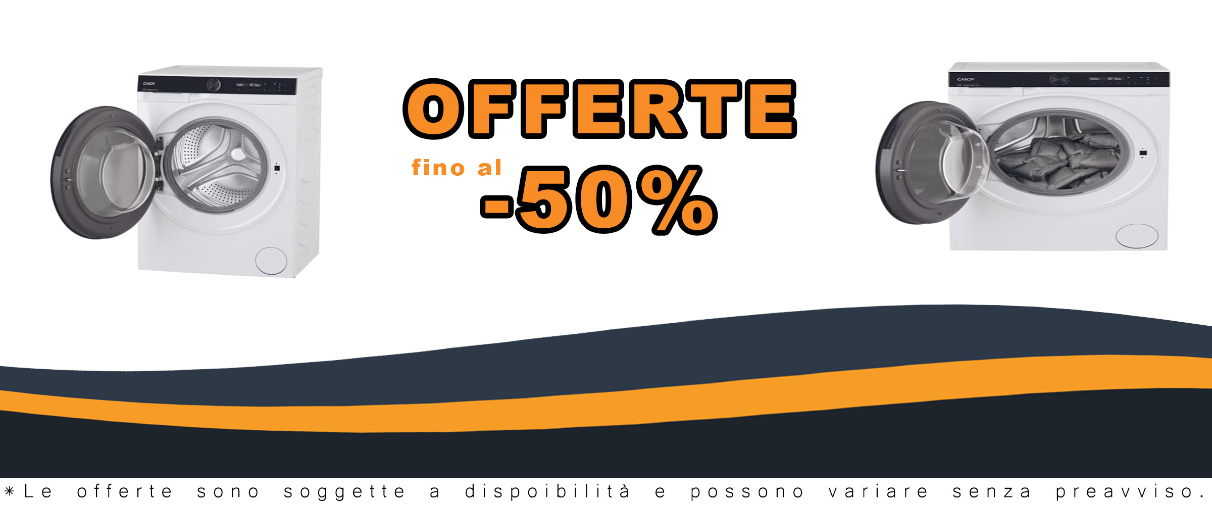 Lavatrice Candy BS 410B10-S da 10 kg, 1400 giri/min, classe A, caricamento frontale.