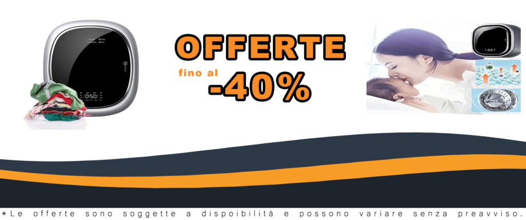 KCHBSE Lavatrice e Asciugatrice Completamente Automatica, compatta e potente per spazi ridotti