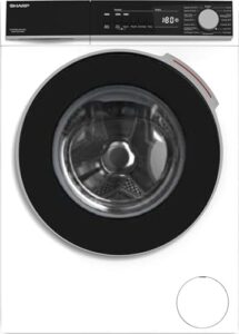 Lavatrice ES-NFB814DW1NA con capacità da 8 kg, caricamento frontale e classe energetica A, perfetta per famiglie e risparmio energetico