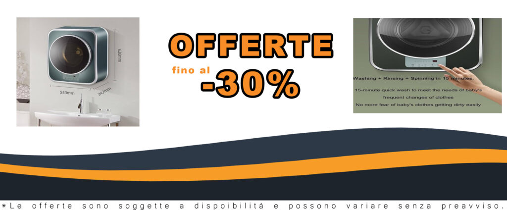 Mini Lavatrice Portatile con centrifuga ideale per viaggi e campeggio, perfetta per il bucato in spazi ridotti.