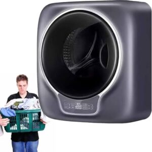 JJENXYYDS Lavatrice a tamburo frontale automatica da 3 kg montata a parete, perfetta per spazi piccoli e dormitori.