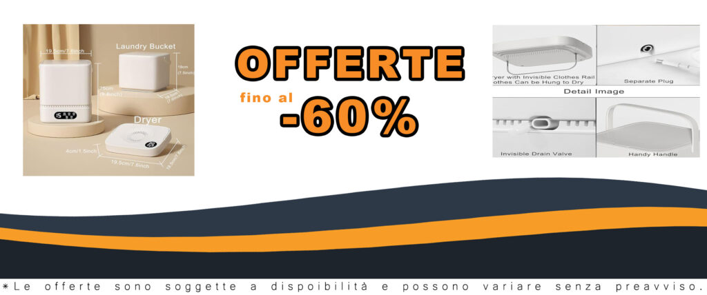 Mini lavatrice SAWEEZ da 5 litri con funzione lavasciuga, ideale per campeggio e piccoli spazi