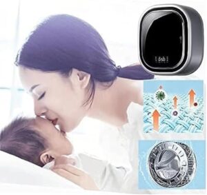 Mini Lavatrice a Parete 3Kg, ideale per piccoli spazi, appartamenti e hotel  