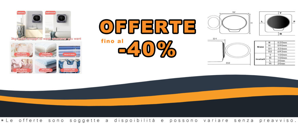 Qiang 1750W Mini Lavatrice Automatica compatta, ideale per piccoli indumenti, biancheria intima e calzini. Facile da usare e salvaspazio.