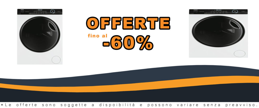 Haier HW70-B14959TU1 lavatrice slim da 7 Kg, 1400 giri al minuto e classe energetica A.