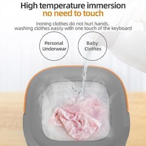Lavatrice portatile pieghevole ad alta velocità, perfetta per biancheria intima, calze e piccoli vestiti