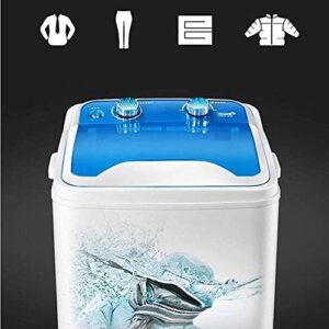 AYUE Lavatrice portatile Mini con capacità di 7 kg, design compatto e potente, ideale per appartamenti e campeggio.