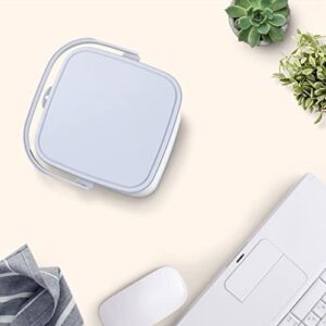 KANBUN Lavatrice compatta semiautomatica pieghevole portatile, ideale per viaggiare, colore blu