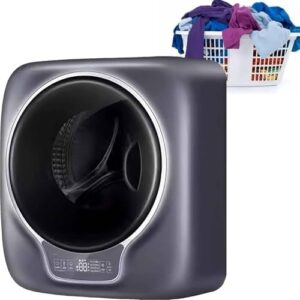 DMXQJK Mini Lavatrice e Asciugatrice 3KG, compatta e automatica, perfetta per dormitori e viaggi