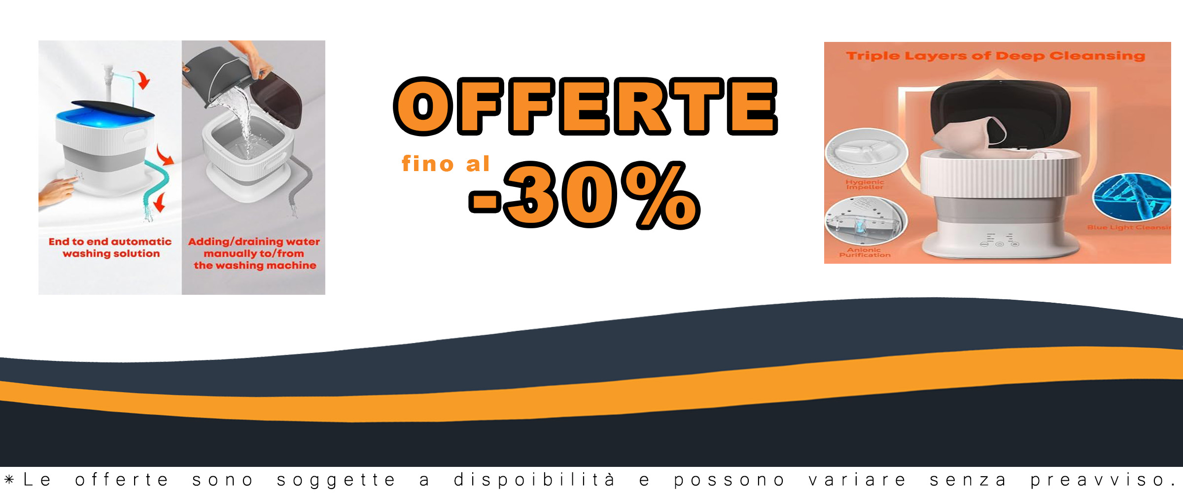 Lavatrice pieghevole da 350 giri al minuto, perfetta per vestiti, neonati e biancheria intima, con luce blu e risparmio energetico.