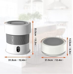 KJHYYPP Mini Lavatrice Pieghevole per Scarpe da 13 Litri con ozono, perfetta per roulotte, appartamenti e viaggi