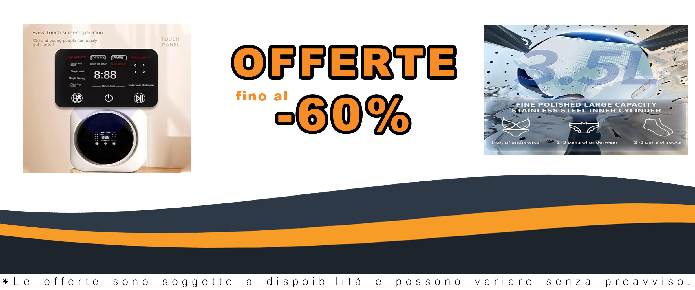 Mini Lavatrice e Asciugatrice Portatile 2 in 1 con pannello LCD e cestello in acciaio inossidabile, ideale per vestiti per bambini e biancheria intima.