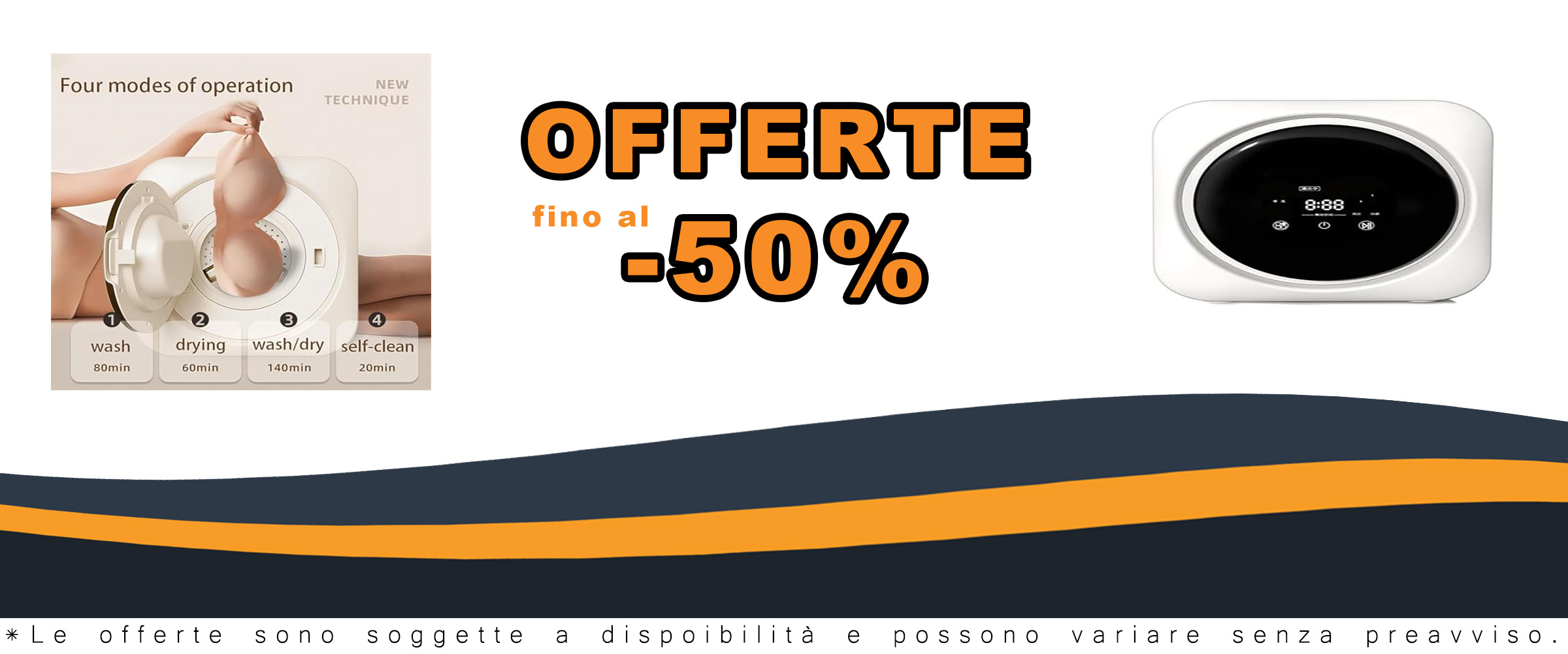 Saiyerus Lavatrice e Asciugatrice Portatile 2 in 1, compatta e funzionale per piccoli spazi e carichi delicati.