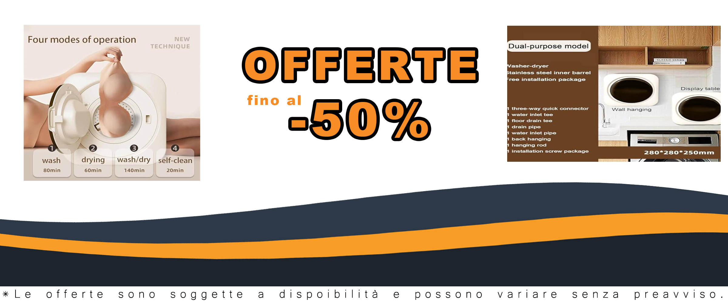 Mini Lavatrice Portatile compatta, perfetta per piccoli appartamenti e biancheria intima, con capacità di 3,5 litri, lavatrice e asciugatrice in un unico prodotto.