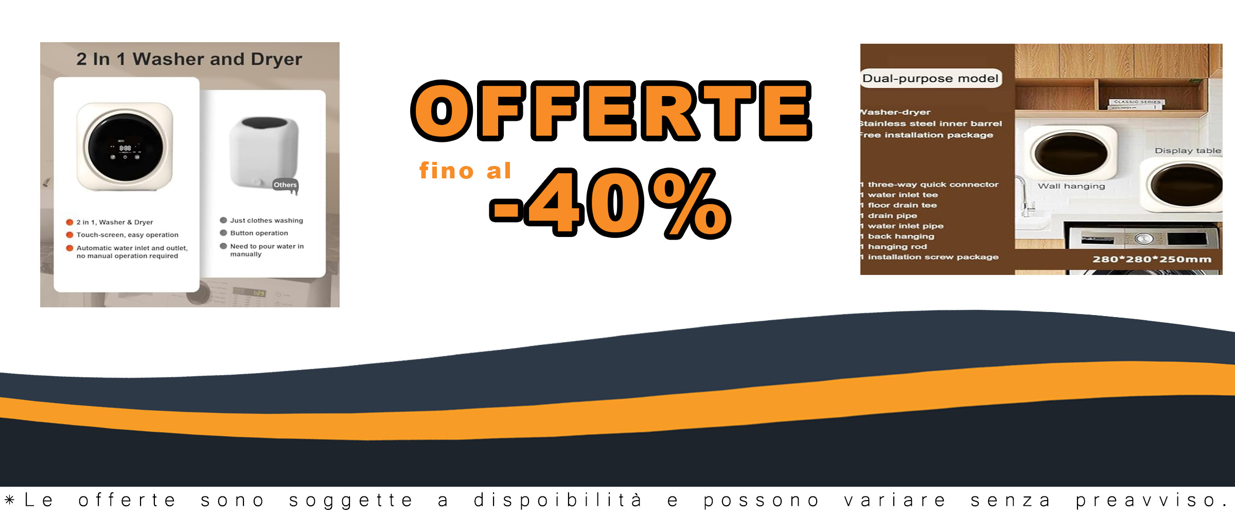 Mini lavatrice portatile compatta e funzionale, ideale per piccoli appartamenti e viaggi.