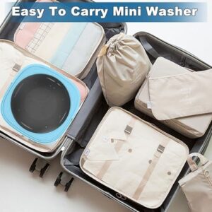 Lavadora Portatil, mini lavatrice pieghevole, compatta, perfetta per appartamenti e viaggi