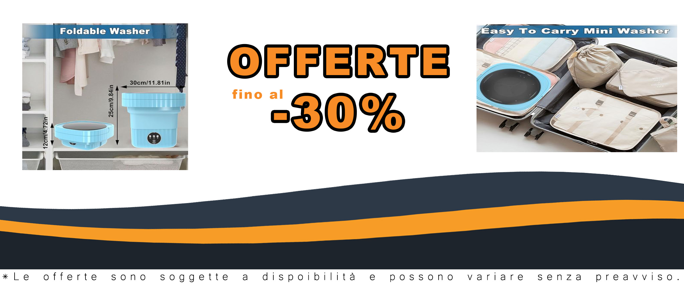 Lavadora Portatil, mini lavatrice pieghevole, compatta, perfetta per appartamenti e viaggi